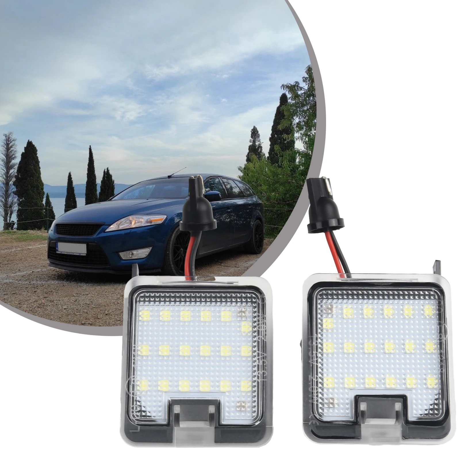 Enhance Your Driving Experience with LED Side Mirror Puddle Lights for Ford For Mondeo MK4 Focus Kuga Dopo Escape CMax