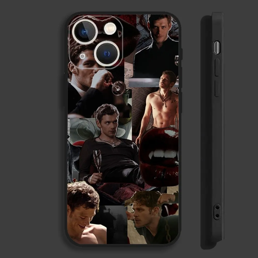 Klaus Mikaelson The V-Vampire D-Diaries Phone Case For iPhone 16,15,14,13,12,11,Pro,Max,Plus,Mini,X,XS,XR,8,7,6,S,SE Soft Black