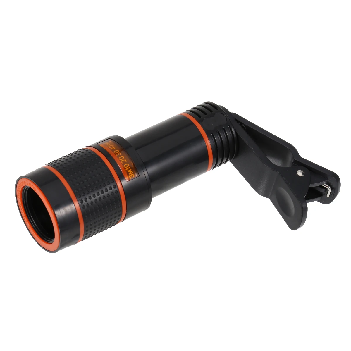 

12X Universal Monocular Cell Phone Telephoto Lens Adjustable Zoom Telescope For Smartphone With Clip Black Smartphone Lens High