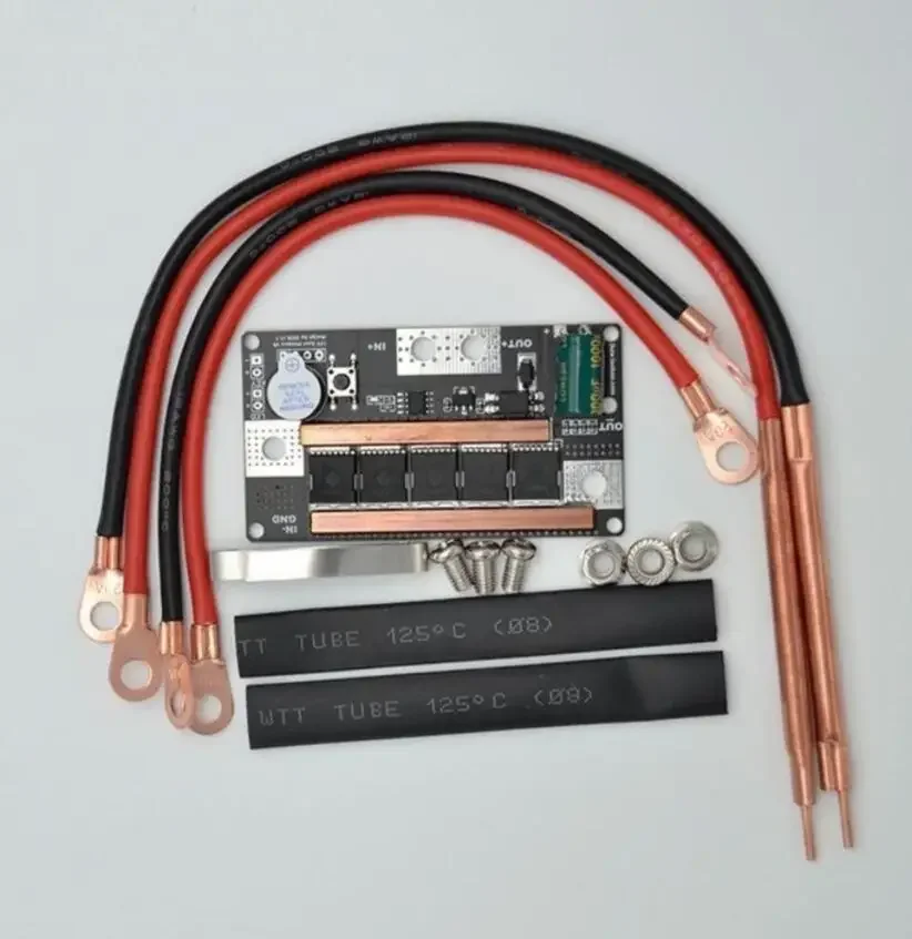 DIY Tragbare 12V Batterie-Energiespeicher Punktschweißmaschine PCB-Leiterplatte 8-Röhren Hochstromplatte