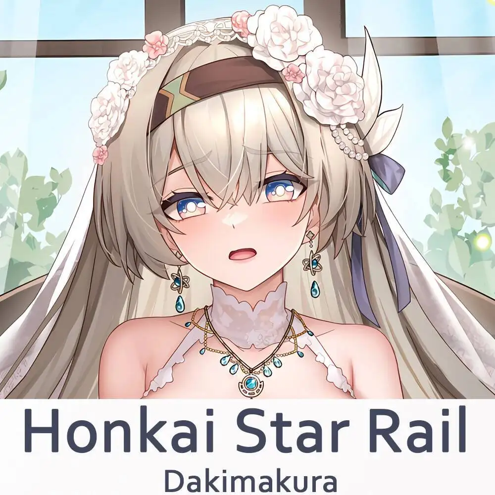 Honkai Star Rail Firefly Dakimakura 2WAY Hing Body Case أنيمي وسادة غطاء الوسادة #2