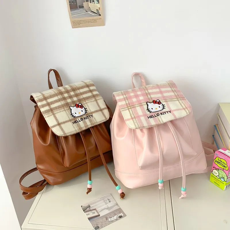 

Sanrio Hello Kitty Backpack Women Fashion Satchel Portable Handbags Crossbody Bags Designer Bag Travel Kawaii Backpack Kawaii