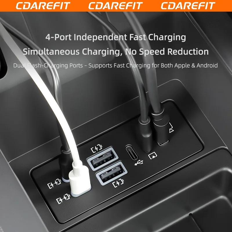 Fast Charging Expansion Port Module, Fit for Chery iCAR Super V23, Original Car Charging Port Expansion, Non-destructive Install
