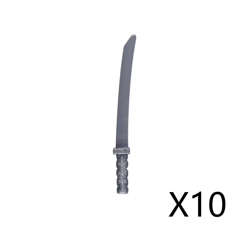 MOC Mittelalterliche Militärwaffen Bausteine Teile Burg Ritter Soldat Schwert Bogen Armbrust Helm Speer Modell Ziegel Junge Spielzeug