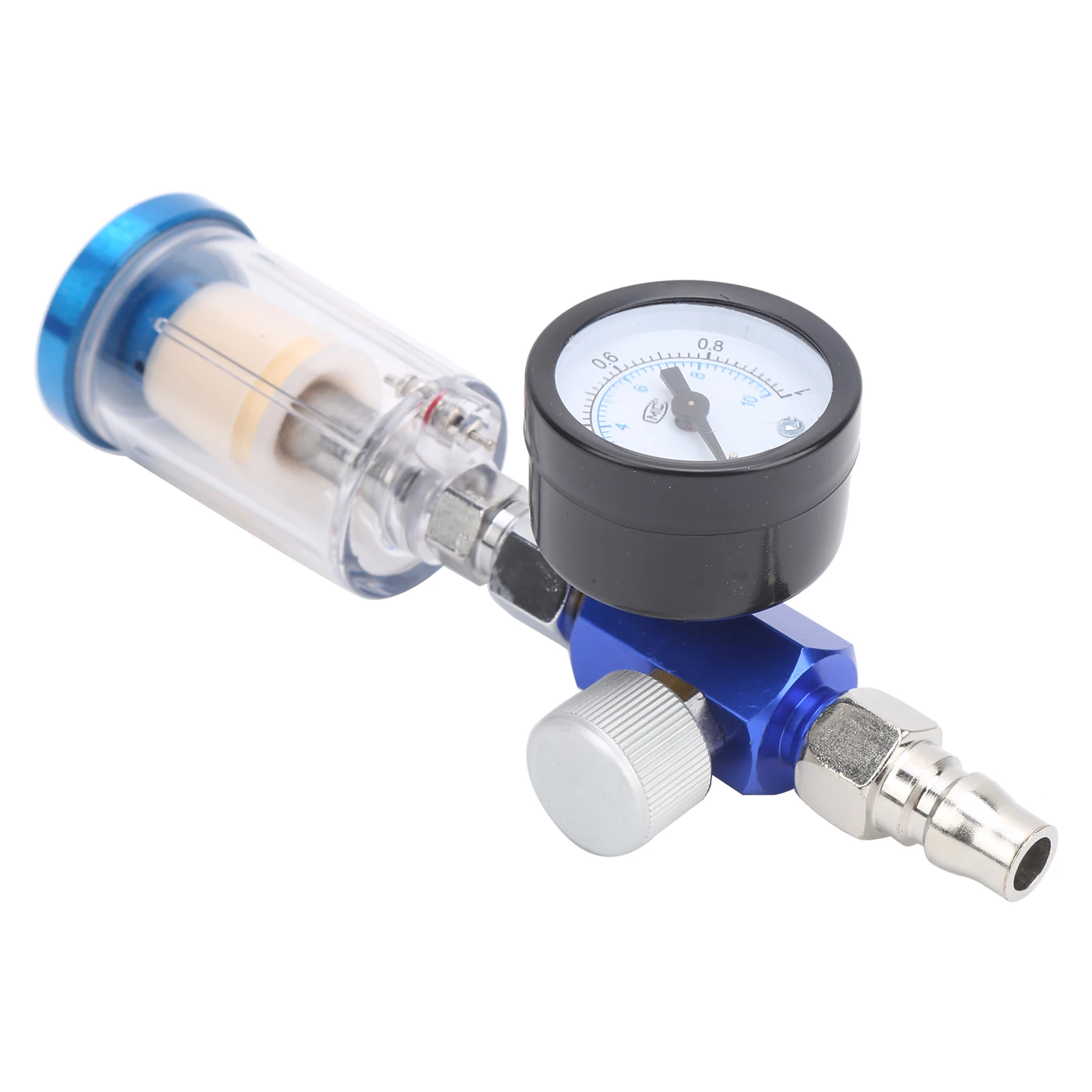 Oil Water Trap Filter Spray Pneumatic Gun Air Regulator Gauge   Inline oil Water Trap Filter Separator