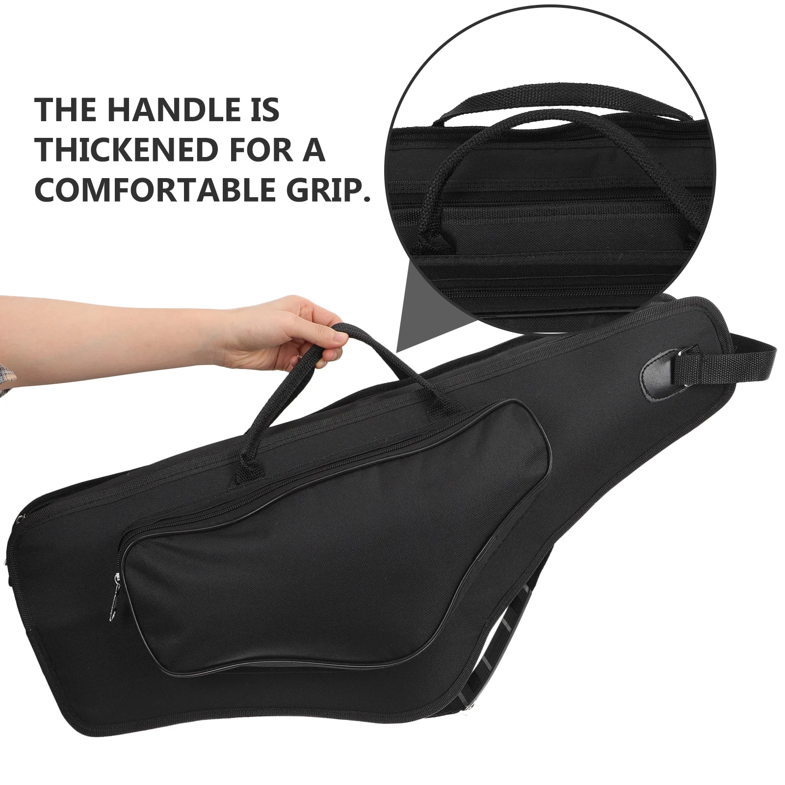 Alto Saxophone Case Backpacks Soft Container Accessories Instrument Holder Cloth for Storage Travel Suitcase Organiser Bags