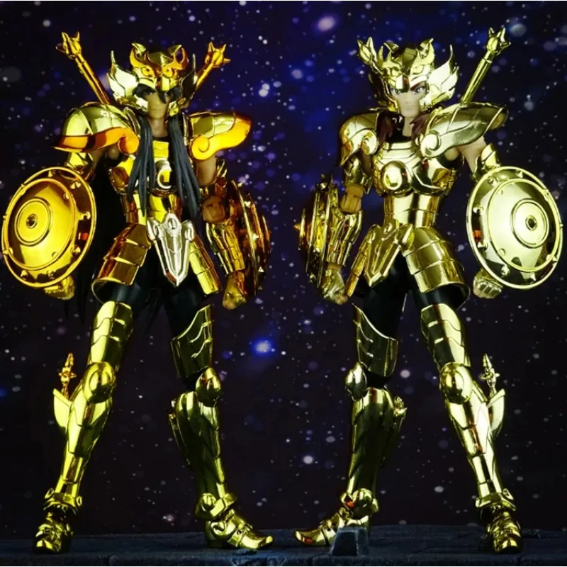 In Stock CS Model Saint Seiya Myth Cloth EX Libra Docko/Dohko with Dragon Shiryu Head Gold Zodiac Knights Action Figure