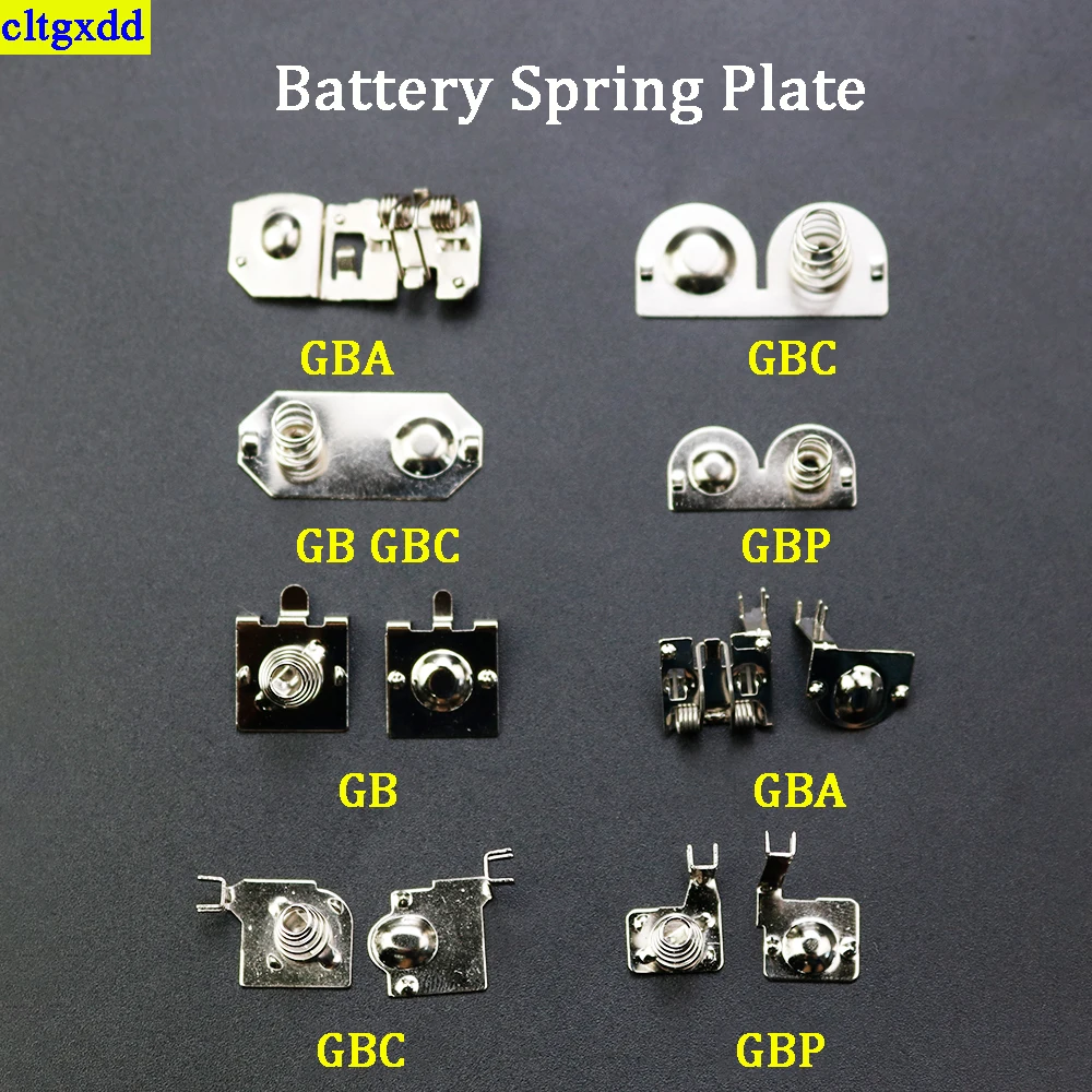 Cltgxdd FOR GBA GBC GB GBP Game console battery terminal spring contact battery spring plate replacement