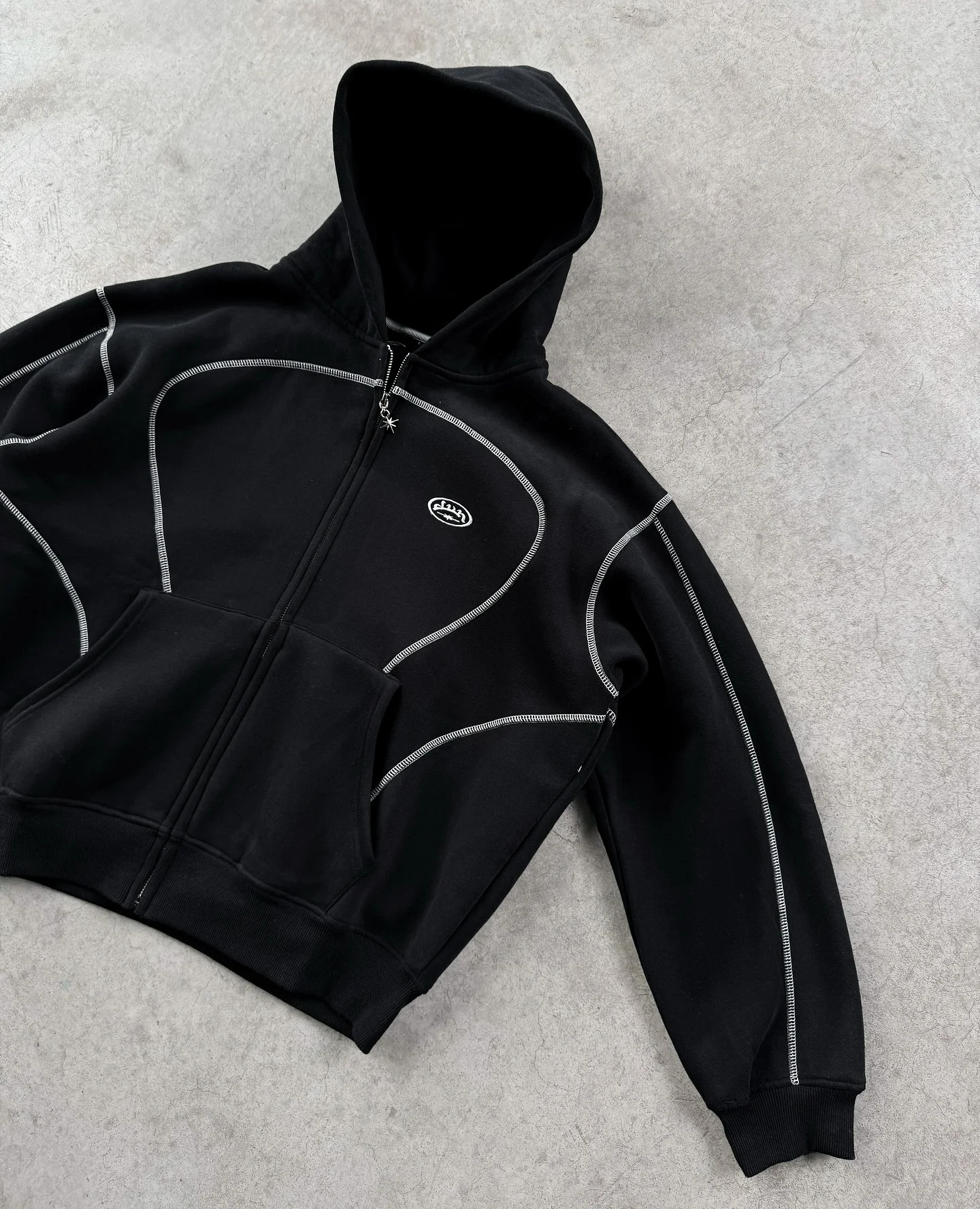 Толстовка на молнии 2000-х годов, модный ретро-принт, новая куртка в стиле Харадзюку в стиле хип-хоп, свободная толстовка с капюшоном, уличная одежда для мужчин и женщин