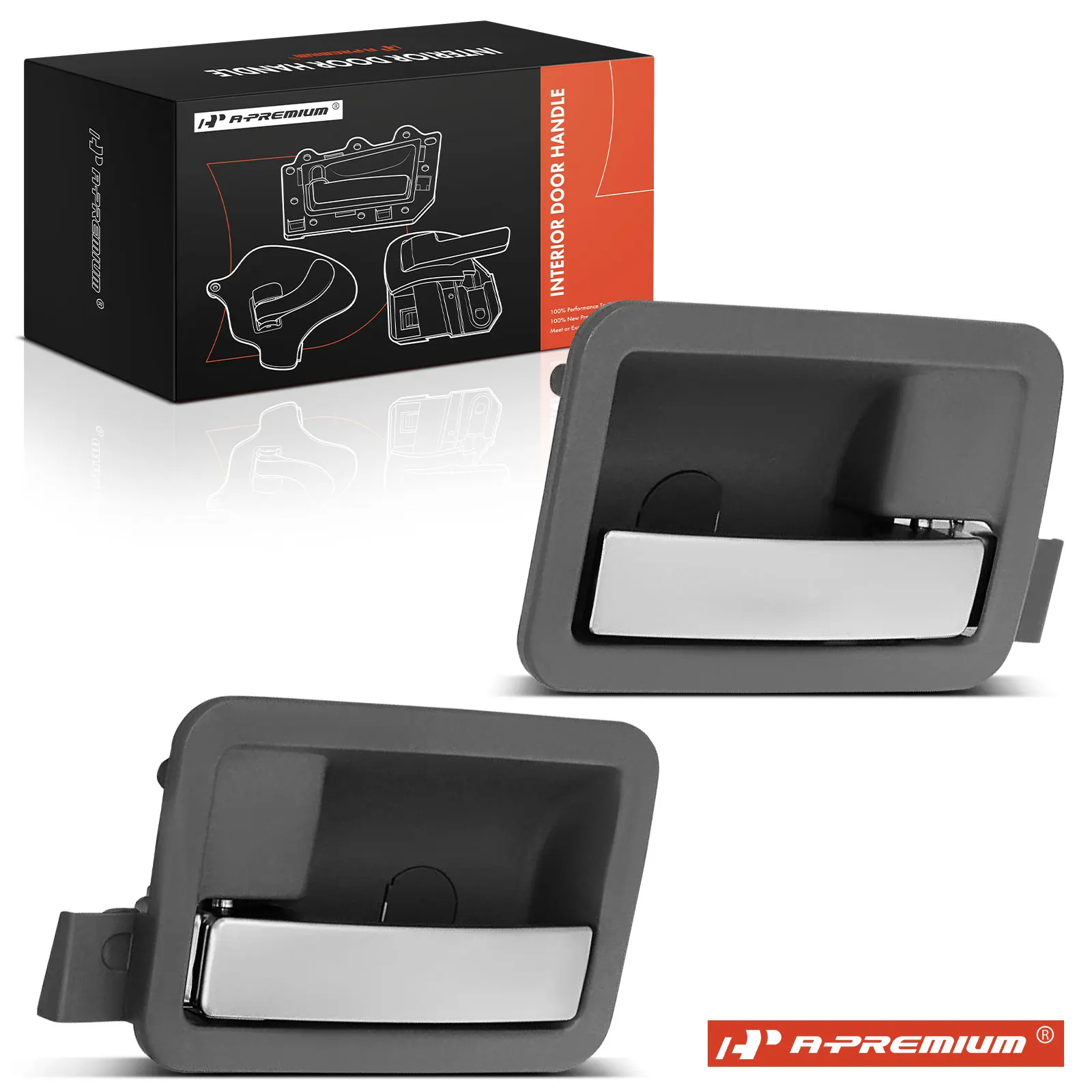 A-Premium 2Pcs Front or Rear Interior Door Handle for Dodge Durango 2004-2009 Dakota 2005-2010 Chrysler Aspen 2007-2009