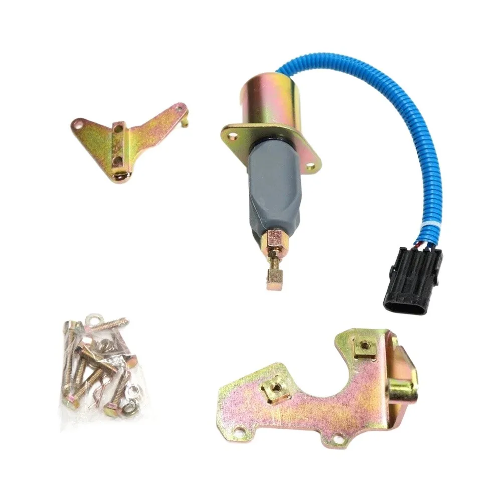 Fuel Shut Solenoid With Bracket Relay for Dodge for ram For Cummins 5.9L Diesel 94-98 Replace 3931570 5016244AA Air Part