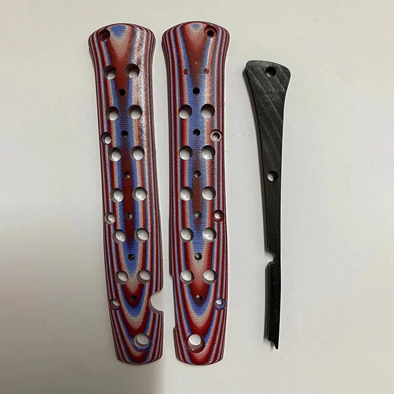 Custom G10 Material Knife Handle Scales For ColdSteel Ti Lite 4inch 26SP Knives With Back Spacer Grip DIY Make Accessories Part