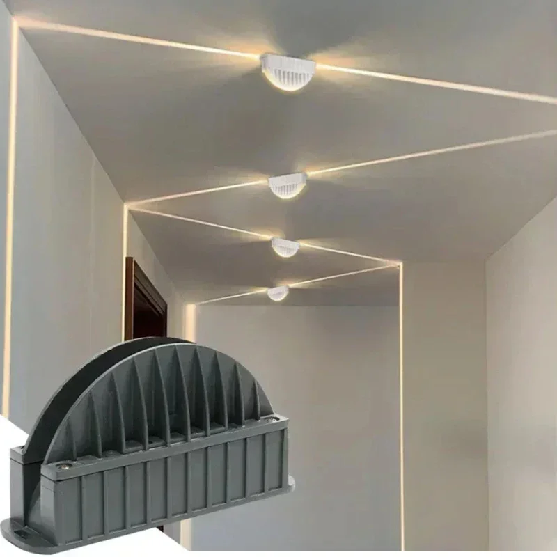 

LED Door Frame Spotlight Outdoor & Indoor Lighting Beam Wall Lamp Corridor Hotel Line Lamp Wall Lights 85-265V DC Wiring