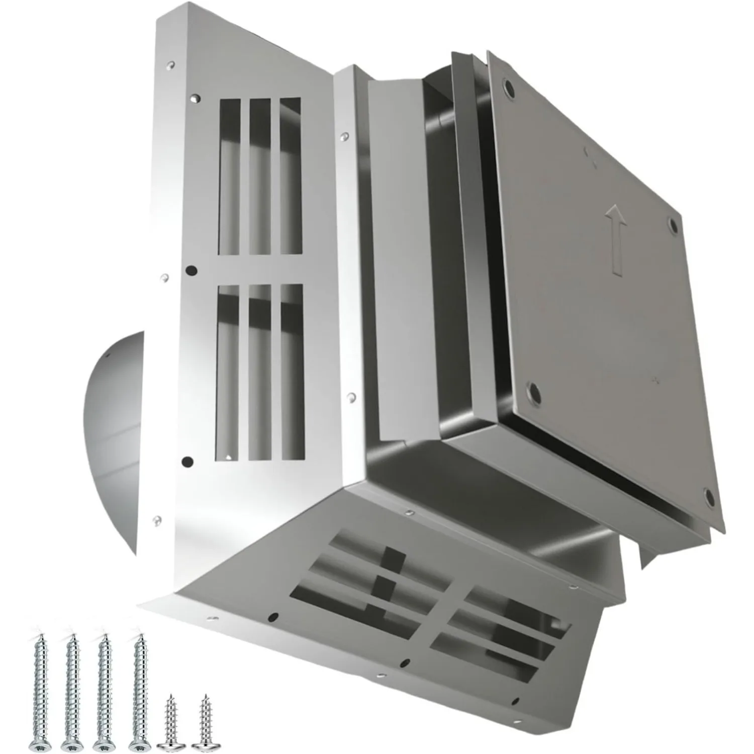 

4" x 6-58" 46DVA-HC Horizontal Square Termination Fit for Direct Vent Gas Stov or Fireplac Vent