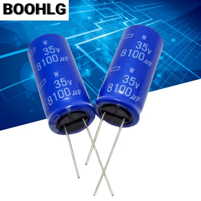 2 Buah Jubah Biru Berlian Hitam Impor Asli dengan 63V 3300Uf 35V 8100Uf 35V 6800Uf 35V 3400Uf 35V 5600Uf 35V 3300Uf Power Amplifi