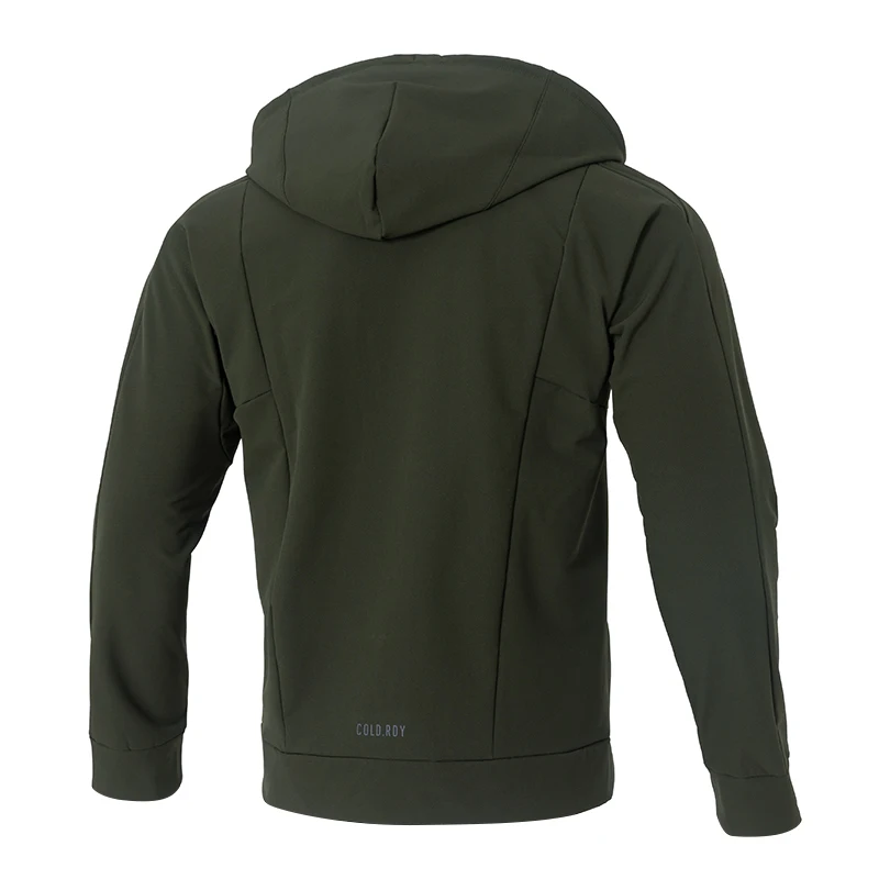 Adidas (Adidas) Men's Fleece-Lined Sportswear Running Workout Warm Casual Wear Woven Hooded Jacket Ke4370