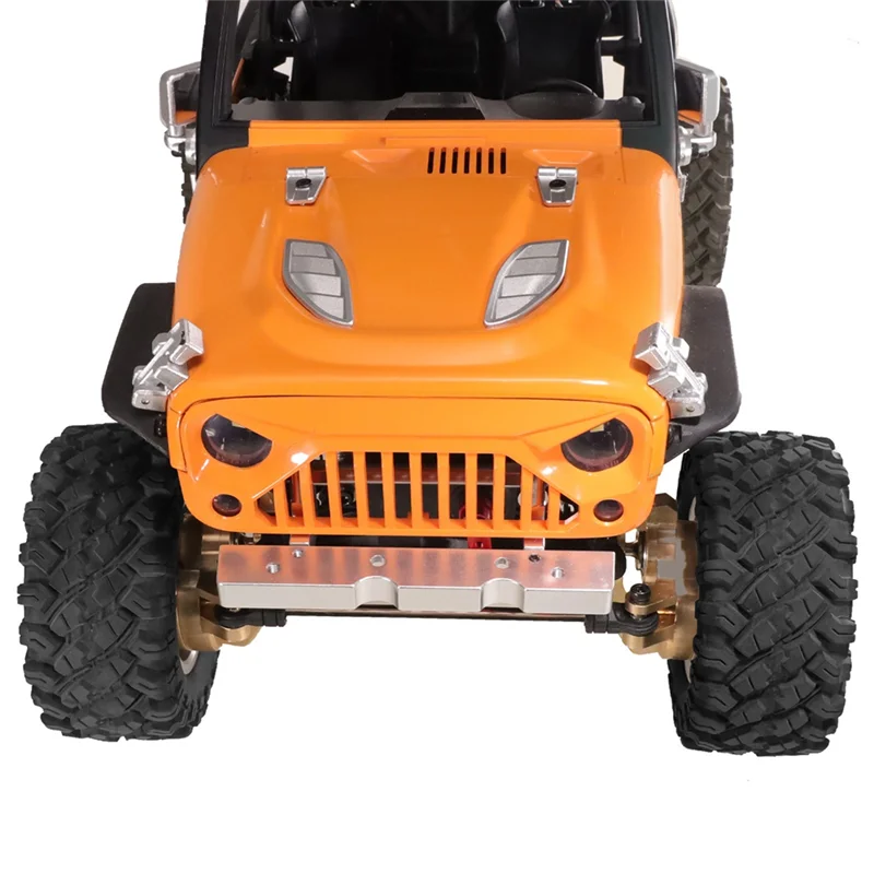 Excelente parachoques delantero de actualización de coche RC fijo para coche Meijiaxin MJX H12Y H12Y + RC, soporte de barra delantera de actualización de Metal