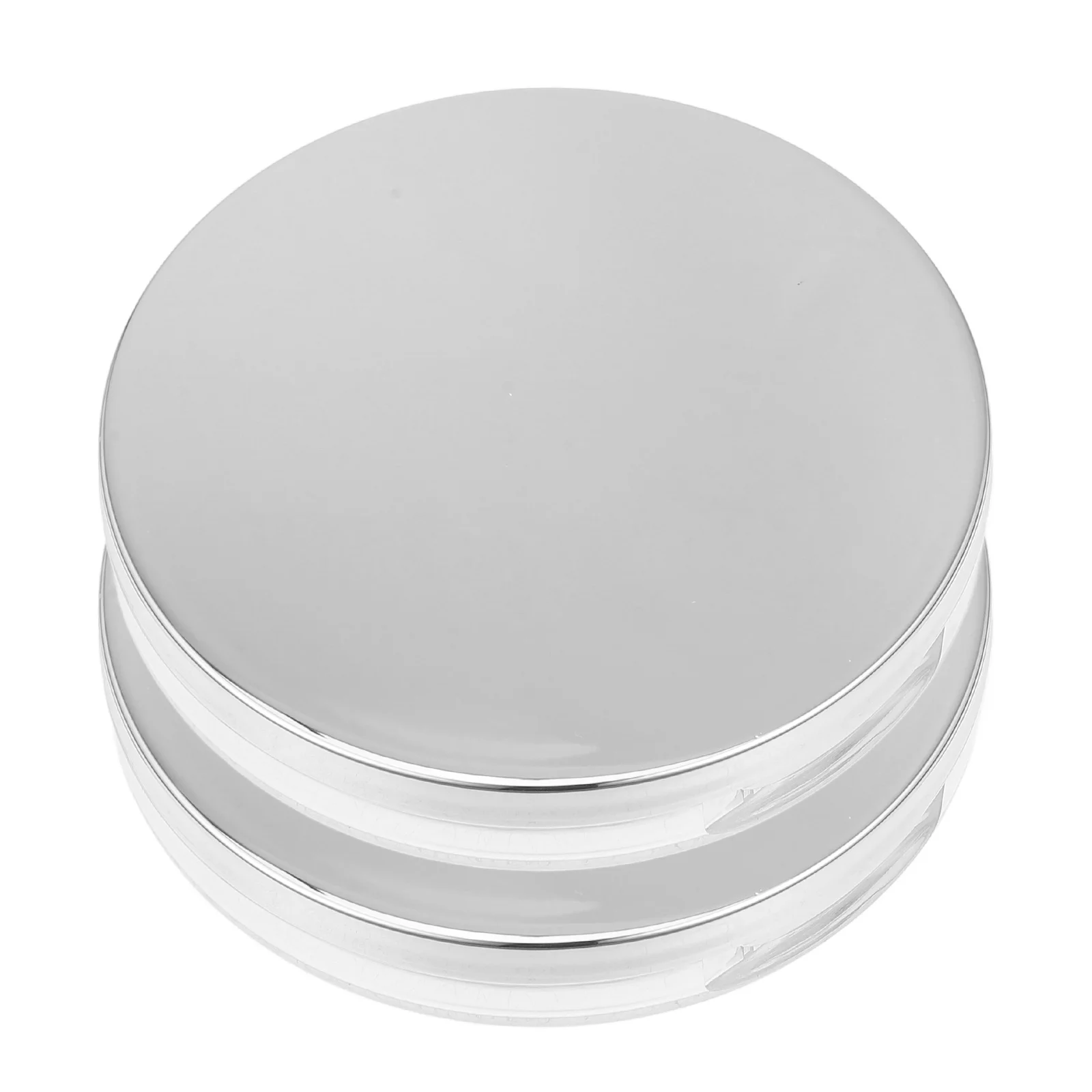 

2Pcs Loose Powder Container Portable Ultra Thin Makeup Powder Box Transparent Lid Reusable Cosmetics Case for Blusher Glitter