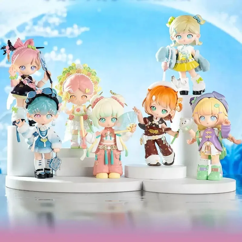 SIMONTOYS Teennar Eastern Prelude Series Blind Box，Toys Gift， Kawaii Action Anime Figure