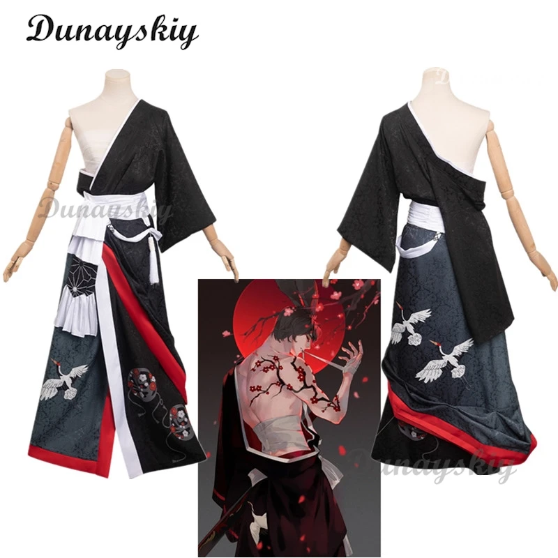 

Final Fantasy Yakaku Dogi Cosplay Kimono Costume FF14 Night Crane Women Girls Fantasia Outfits Halloween Carnival Disguise Suit