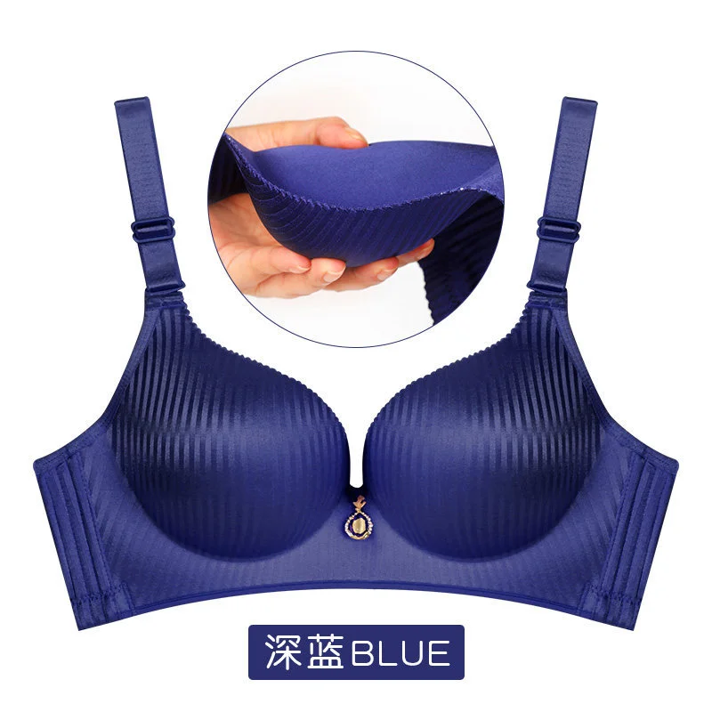 Thickened Bra Women Sexy Traceless Steel Rimless Wrapped Bra Adjustable Wireless Comfortable Girls Underwear Brasieres De Mujer