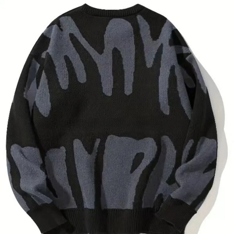 Fashion Men Outwear Lazy Loose Knitted Pullover Sweaters Man O-neck Casual Sweaters Male Pullovers Winter Clothing