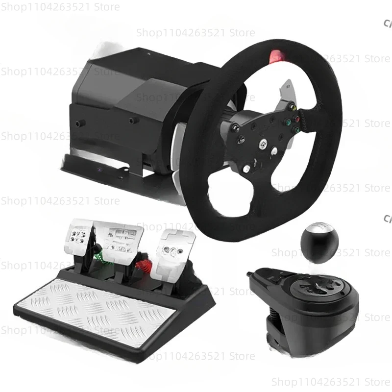 

PXN-V10 Force Feedback Racing Game Steering Wheel 900-degree Compatible PC