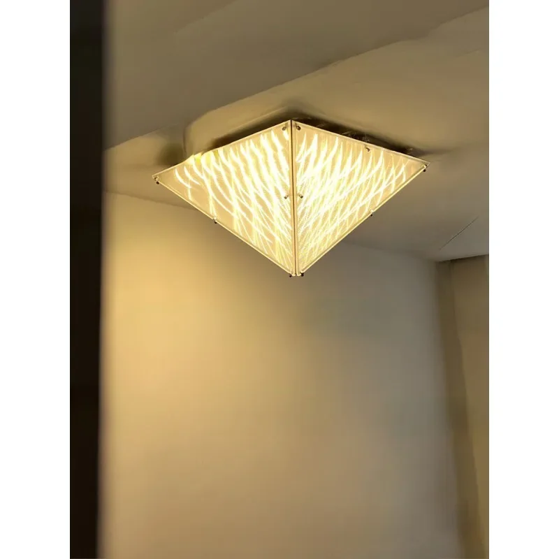 Designer ceiling light study bedroom glass ceiling light