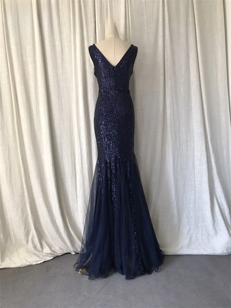 

Новое женское длинное вечернее платье Ele: сексуальное, блестящее, с пайетками, для свадьбы, банкета, выступлений