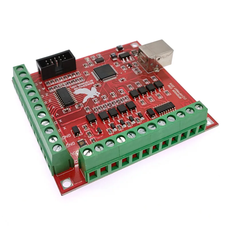 Breakout Board CNC USB MACH3, controlador de interfaz de Motor paso a paso y servomotor, 4 ejes, 100Khz