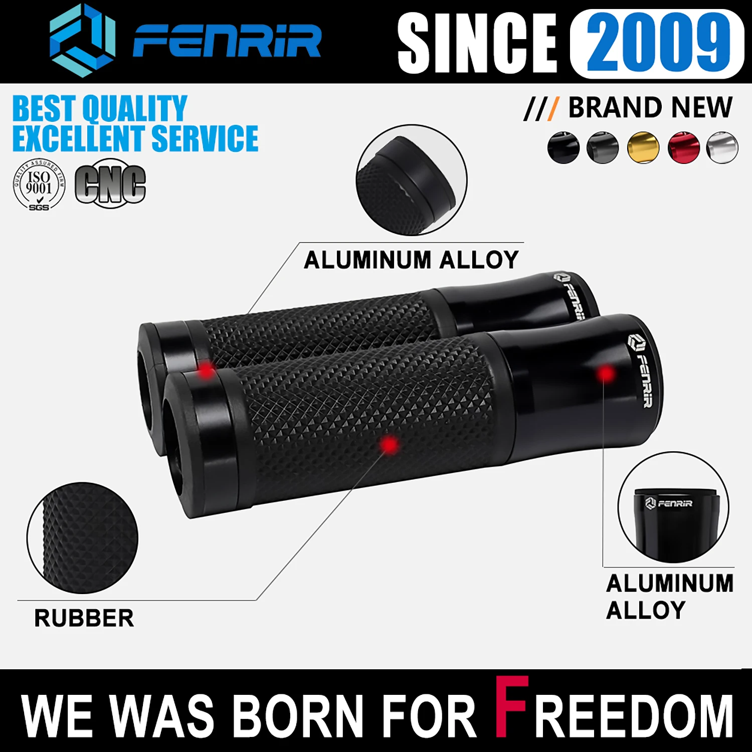 

22MM Motorcycle Handlebar Bar Grip for Honda Yamaha CFMOTO VOGE KTM Ducati BMW Kawasaki Kymco Aprilia Suzuki Benelli Triumph