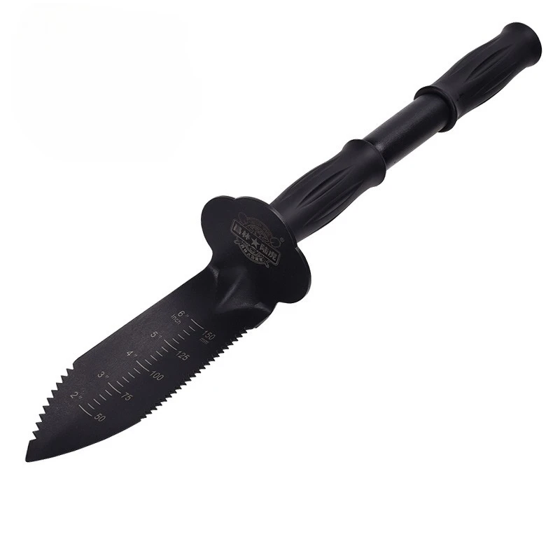 

Upgraded Version Metal Detector Digging Tool Digger with Sheath Extended Handle Stainless Steel Camping Garden Shovel Knife