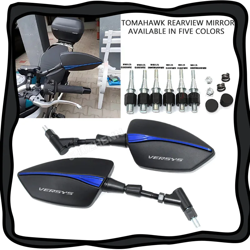 

For KAWASAKI VERSYS 1000 Z250 VERSYS 650 VERSYS 1000 VERSYS 1000SE Universal Motorcycle Accessories Rearview Mirror
