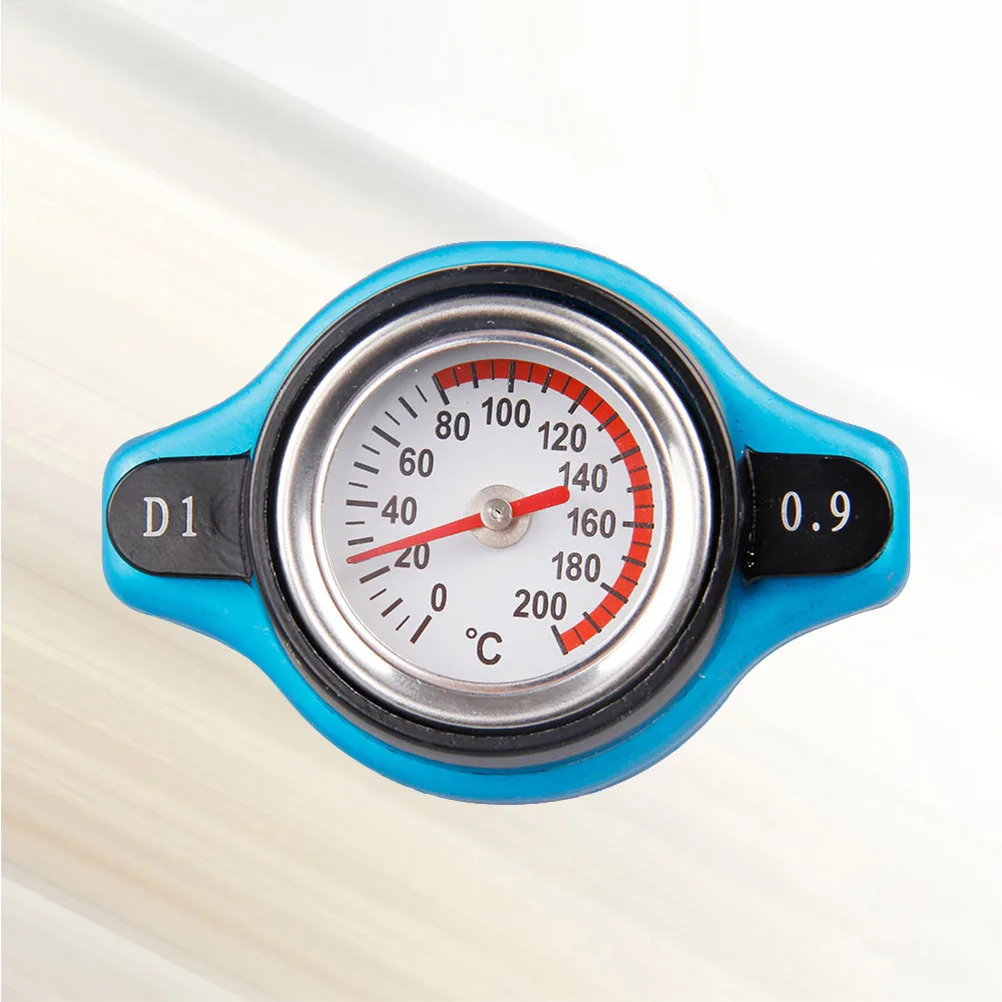 

Water Tank Thermostatic Radiator Cap Cover Temperature Gauge Meter Car Coolant Bottle Pressure Balance Adjustable Long Service
