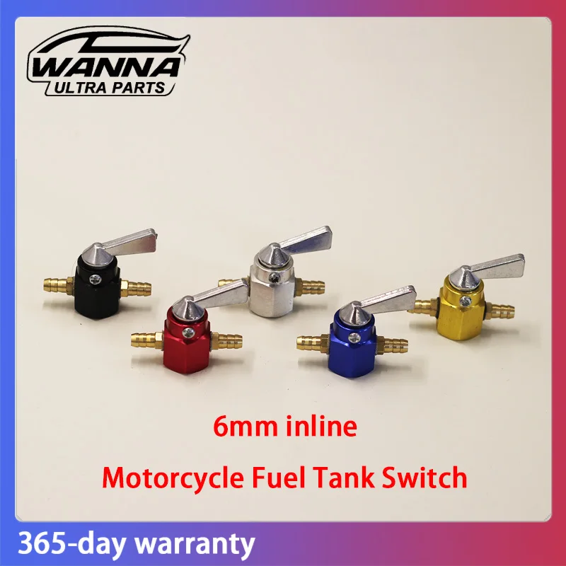 

6mm Inline Motorcycle Fuel Tank Switch Balve ON OFF Petrol Fuel Tap Fuel Hose For ATV KTM Honda Yamaha Kawasaki Suzuki Scoote