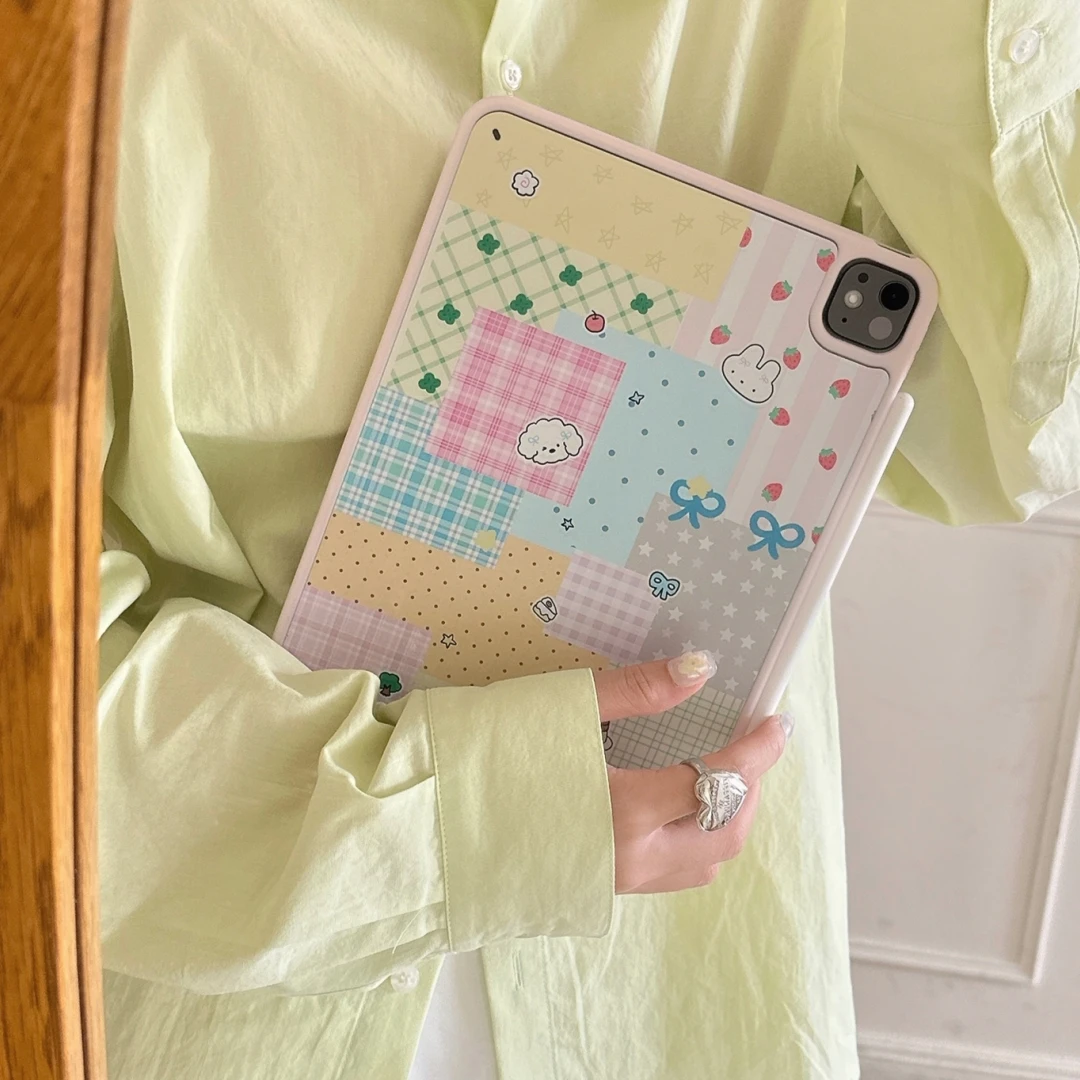 Voor iPad A16 11e Gen 2025 Air 11 4 5 2024 M4 Pro 11 Cover iPad 10e 10.9 10.5 10.2 inch 9e 8e 7e generatie Mini 6 7 Case