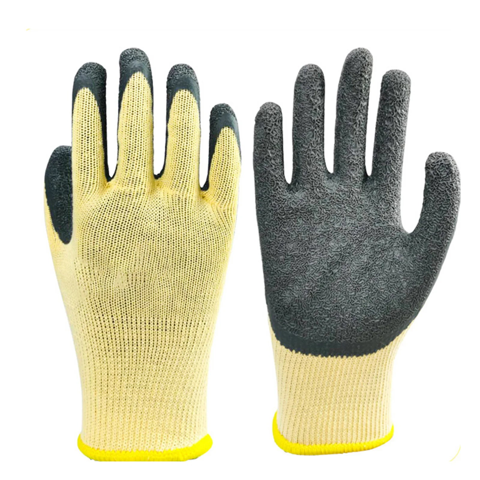 

10-needle Polyester Weaving For Electrical Work Rubber Electrical Gloves Increased Friction Super Stretch Wear Resistance