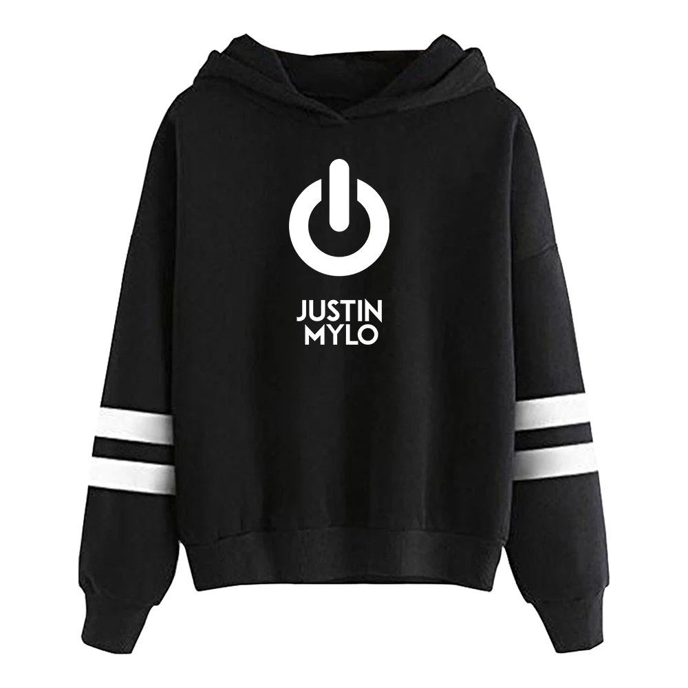 

Justin Mylo Merch Hoodie 2024 Tour Pocketless Parallel Bars Sleeve Streetwear Women Men Hooded Sweatshirt Fashion Clothes