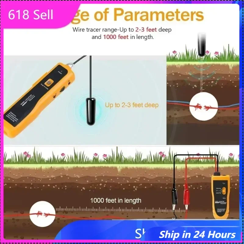 

618 Hot Sale Noyafa NF-816 High Quality Cable Tracker Locator Underground Cable Detection Instrument Concealed Wiring Line Circu