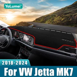 For Volkswagen VW Jetta MK7 A7 2018 2019 2020 2021 2022 2023 2024 Car Dashboard Sun Shade Cover Non-slip Pads Accessories