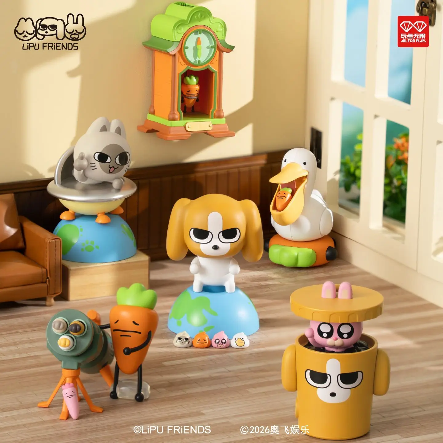 

Licensed Siam Lippo My Daily Behaviors Movable Blind Box Stylish Lovely Collectible Tabletop Ornament Premium Trendy Peripheral