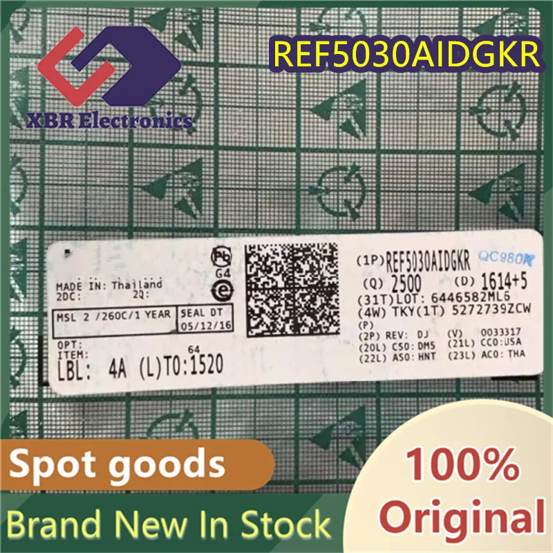 (15/40 pieces) REF5030AIDGKR R50C Precision Voltage Base MSOP-8 Brand New Original Authentic Product In Stock Fast Shipping