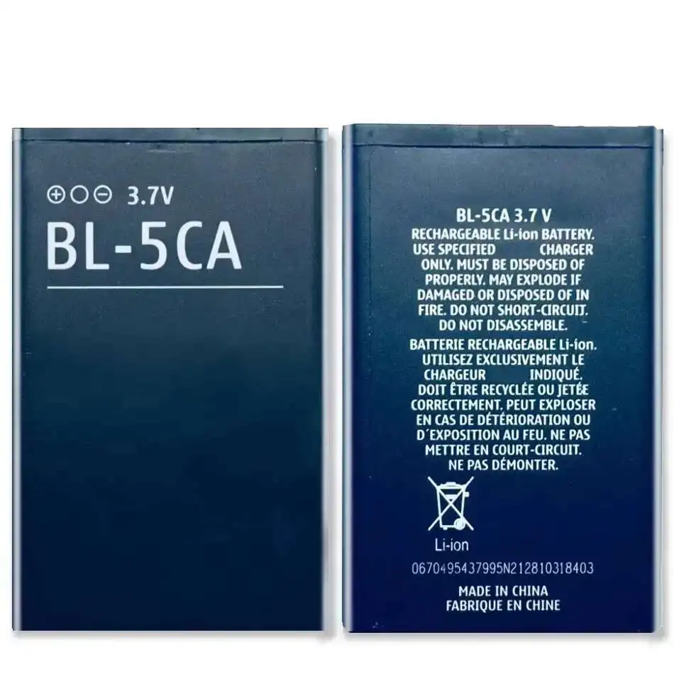 

BL-5CA Battery For Nokia 1100 1101 1110 1110i 1112 1200 1208 1209 1280 1600
