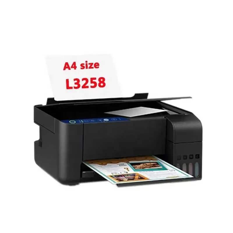 E PSON Printer L3258 Color inkjet silo small photocopying, scanning and printing mobile phone wireless Integrated printer