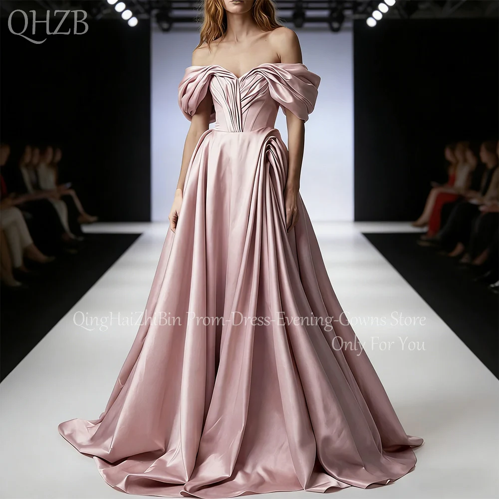 

Customized New In Simple Long Evening Dresses for Special Occasions Floor-Length Sweep Train Women Gala Party Dress 2026