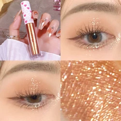 6 Colors Glitter Liquid Eyeshadow Waterproof Long Lasting Monochrome Pearly Fine Sparkling Sequins Eye For Beauty Tool