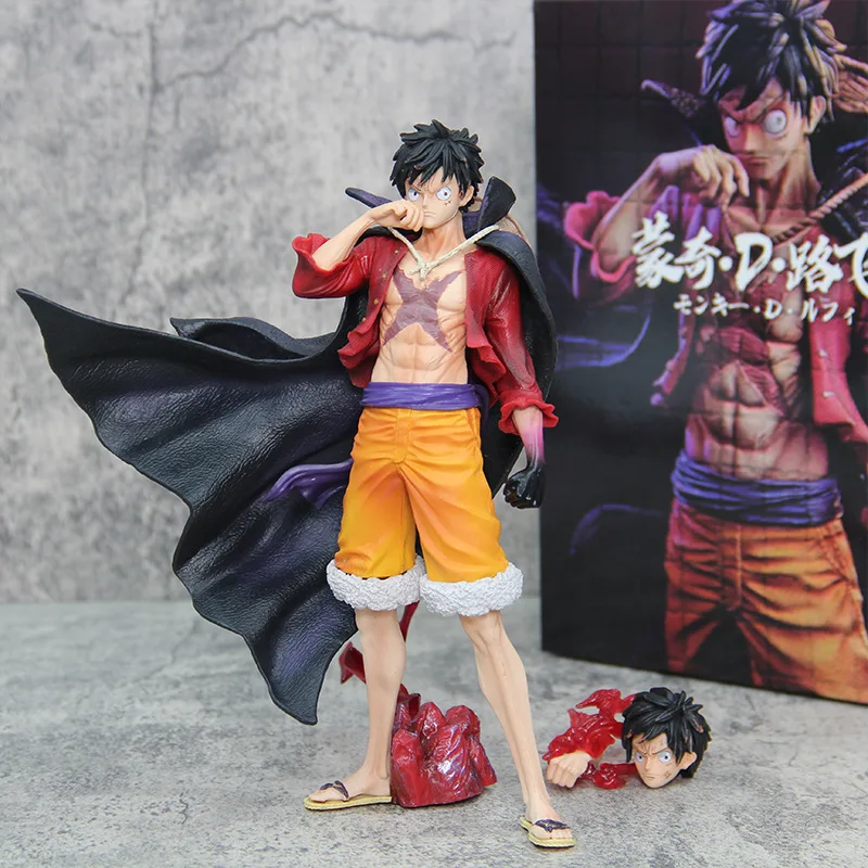 

One Piece Anime Ghost Island Luffy 22cm Action Figure Monkey D. Luffy PVC Collectible Toy for Fans And New Emperor Series