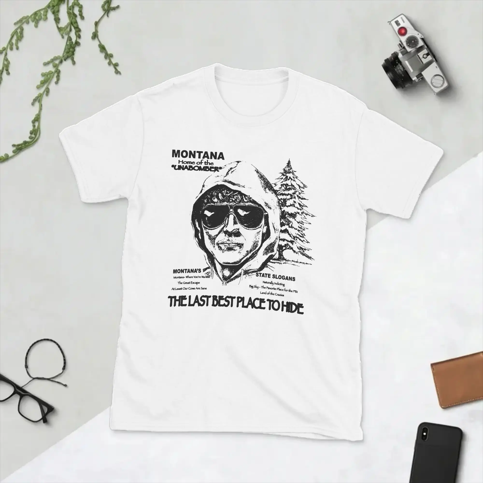 The Unabomber Ted Kaczynski Men's T Shirt  Creative Tees Short Sleeve Round Collar T-Shirt Pure Cotton New Arrival Tops