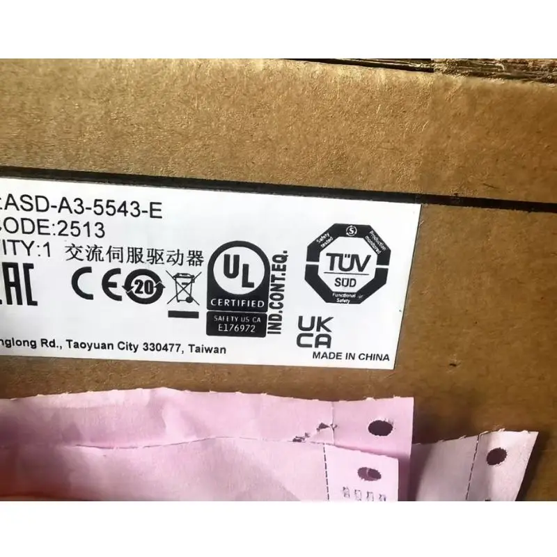 

ASD-A3-5543-E 5.5KW servo drive test OK, fast delivery