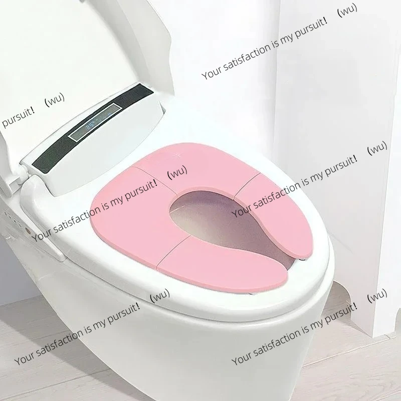 

Сиденье для унитаза, дорожное нескользящее сиденье на присоске, складной дорожный горшок, портативное круглое овальное сиденье для унитаза, дорожная ручная кладь